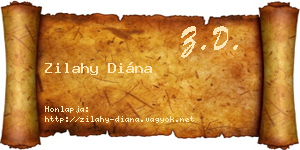 Zilahy Diána névjegykártya